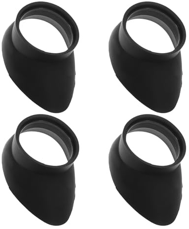 INOOMP Coprioculari in Gomma per Cannocchiali da 29-33 Mm, 4 Pezzi, Accessori per Microscopio con Protezione Occhi Morbida e Blocco Luce, Parti di Ricambio per Oculari Binoculari per Uso
