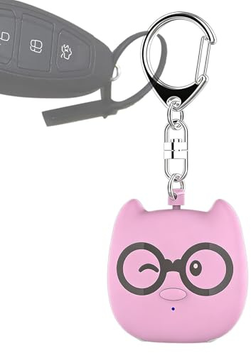 Zqkimzi Dispositivos de Seguridad Personal,130DB Recargable Portátil de Protección | Alarma Personal para Mujeres - para Mujeres, Hombres, Niños, Viajes, Desplazamientos, Camping, Senderismo, Correr,
