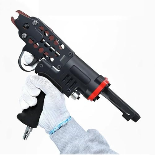 Pneumatic Nailer C-Type Wire Cage Staple Gun, Air-Operated C-Ring Nailing Tool for Home DIY Projects, Efficient Nail Application