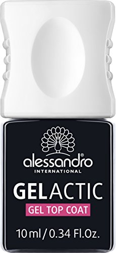 Alessandro, top coat gel Gelactic, confezione da 1 da 10 ml (etichetta in lingua italiana non garantita)