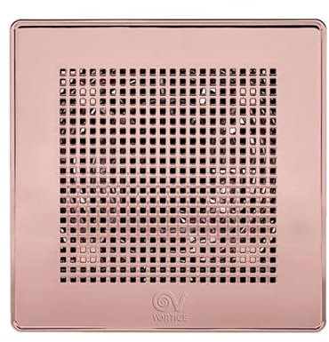 Vortice Aspiratore elicoidale per parete oro rosa metallizzato Punto E