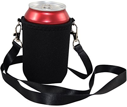 BeerHolder Eff Em Concept Dosenhalter für den Hals, Dosenhalterung inkl. Halstrageband, Glashalter, Flaschenhalter (Lanyard)