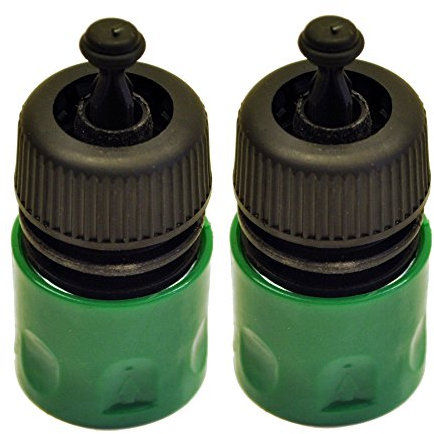 1/2 Quick Release Garden Hose Female Pipe Adapter with Stop Lock Fitting 2 Pack
