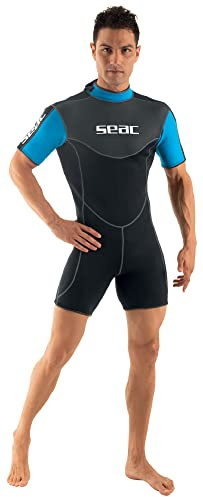 Seac Sense Short Man, Traje húmedo para Snorkel y Submarino, Neopreno Super elástico de 3 mm