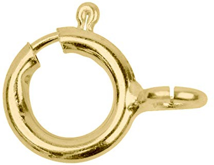 Premium Jewellery 9ct Gold 5mm Open Bolt Ring Fastener Clasp (2)