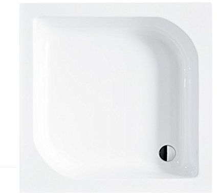 Duschkar 70x70 cm duschkar utan förkläde fyrkantig ARES + sifon Domoplex fi50 kakelbar