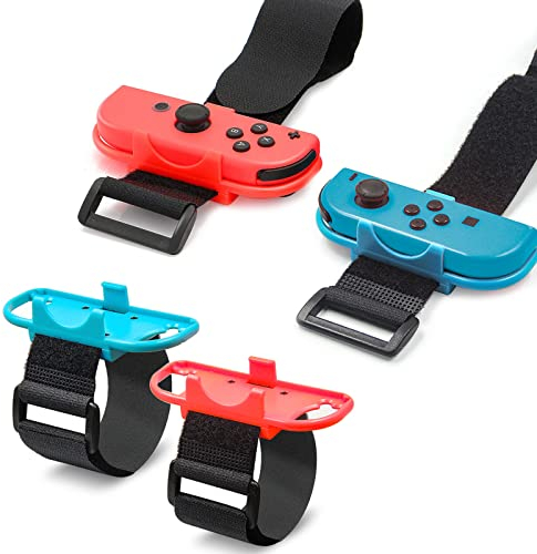 EEEKit Wrist Bands for Just Dance 2022 2021 2020 2019, Adjustable Elastic Dance Straps for Switch and Switch OLED Controller