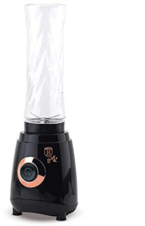Berlinger Haus - BH/9164 - Smoothie-maskin, behållare: 400 ml, effekt: 250 W, svart-rosa guld