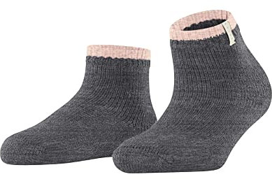 FALKE dam Strumpor Cosy Plush W Sso ull alpaca mönstrade 1 par, Grå Grey Melange 3270, 35-38