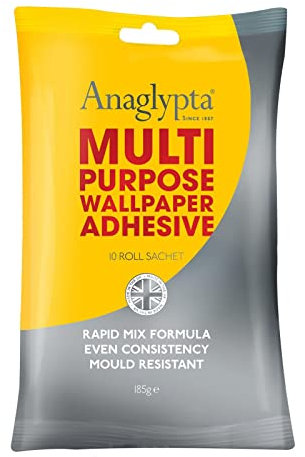 Anaglypta Multi Purpose Flake Wallpaper Adhesive 10 Roll Paste Sachet
