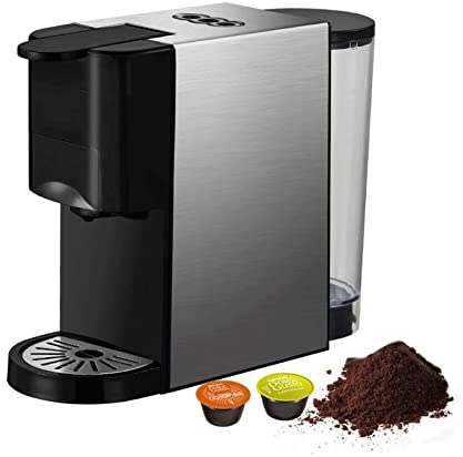 DieffematicKF Coffee Machines Espresso Coffee Machine Multiple Capsule Coffee Maker Coffee Powder (Color : BK-513, Size : UK)