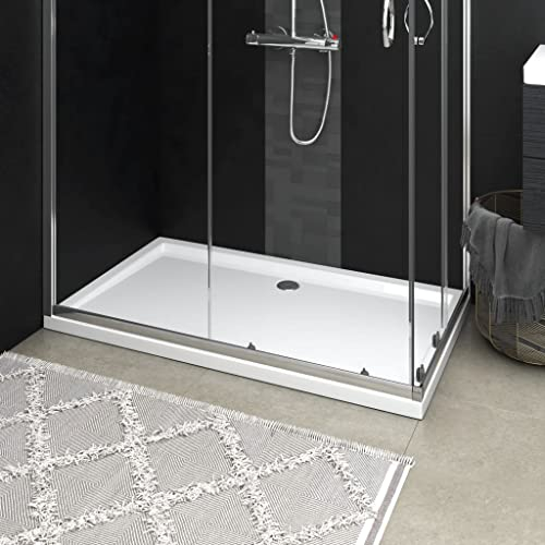 INLIFE Piatto doccia ABS rettangolare, bianco, 70 x 120 cm, 12,97 kg, 148905
