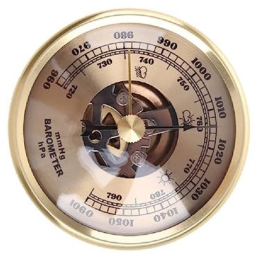 Barómetro Aneroide de Precisión Para Estación Meteorológica, Interior y Pared - Control de Presión de Aire