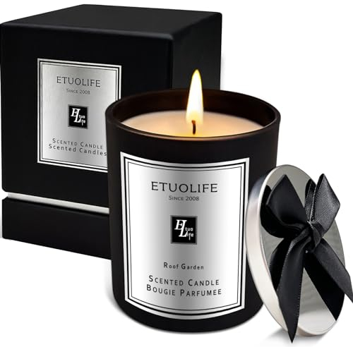 Scented Candle Gifts for Women Soy Wax Candle for Christmas Gifts Set High-end Luxury Aromatherapy Candle for Home Decor Wedding Valentine's Day Birthday Mother's Day,Promotes Sleep Relieves Stress