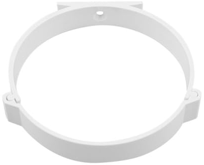 Fascetta per tubo, Ø 100 mm, fissaggio per tubo di ventilazione, tubo rotondo in PVC, per sistema di sfiato, ad esempio in cucina, bagno, WC