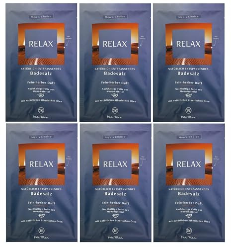 6-er Pack Dresdner Essenz Pflegebad RELAX 6 x 60g