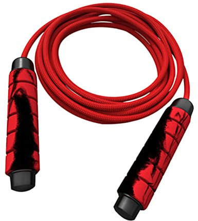 TOKIDNY Gewichtetes Springseil Mit Doppellager Fitnessseil Für Erwachsene Und Studenten Trainingsseil Rot Professionelles Sportseil Zum Üben Und Abnehmen