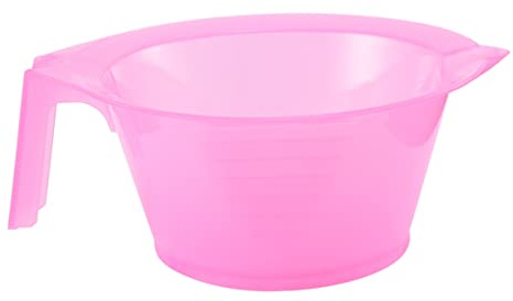 SOIMISS Ciotola Per Tintura Per Chioma Set Da 3 Pezzi in Plastica Rosa Per Colorazione Fai Da Te e Saloni Professionali, Tazza Lavabile e Portatile Per Miscelare Colore Chioma