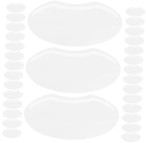 Augenschutz Visier 30 Stück aus Pvc Transparent für Friseursalons | Haarschneideschilde, Barriere gegen Fliegende Haare, Passt Sich der Stirnform