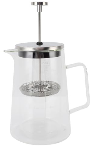 Gsycle Glass French Coffee Press, 650 ml de doble pared Cold Brew Cafetero Té Creador para viajes de campamento, hogar
