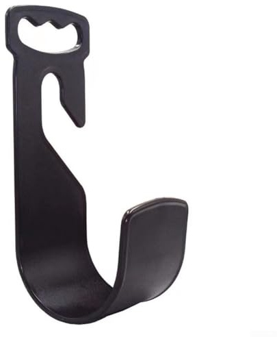 Getdoublerich Gancho de pared para manguera de jardín, paquete de 2 soluciones de almacenamiento resistentes para mangueras de jardín, cuerdas y cables, espacio al aire libre limpio y ordenado