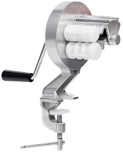 Máquina para Hacer Pasta Casera | Prensa Manual para Macarrones y Cavatelli | Incluye Accesorios para Diferentes Formatos | Fácil Limpieza - Ideal para Cocinas Hogareñas