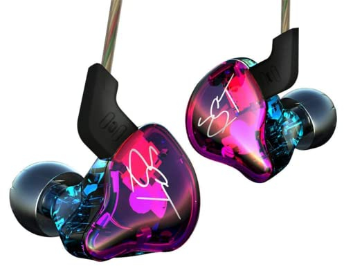 Yinyoo KZ ZST Écouteurs Intra-Auriculaires Filaires‌, Ecouteur 1BA+1DD pour audiophiles,IEM Prise Jack 3.5mm, oreillette Filaire, écouteur HiFi