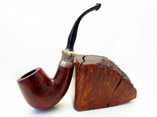 Generic Fashion BRIAR Tobacco Smoking Pipe Morvedre BENT APPLE Wood Handcrafted. Designed for Pipe Smokers