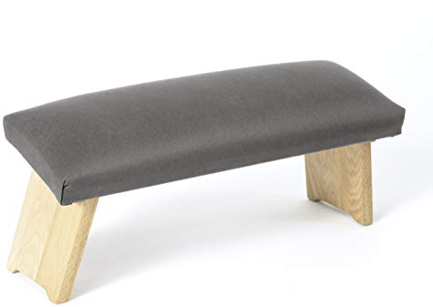 Lotuscrafts Meditationsbank Klappbar Dharma mit Gepolsterter Sitzfläche - Made in Europe - Yoga Hocker aus Holz - Kniesitz Meditationsbank für eine Tiefe Meditation