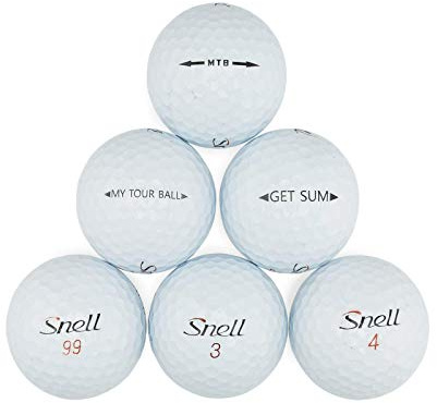 Professional Golf Snell Golfbälle Mix – 100 hochwertige gebrauchte Golfbälle, Unisex-Erwachsene, Snell Mix, weiß, 100 Golf Bälle