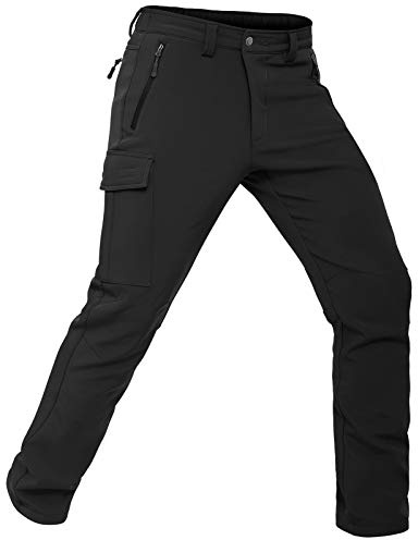 Vzteek Skihose Herren Thermohose Schneehose：Wasserdicht Gefüttert Winterhose Softshellhose für Winter & Snowboard
