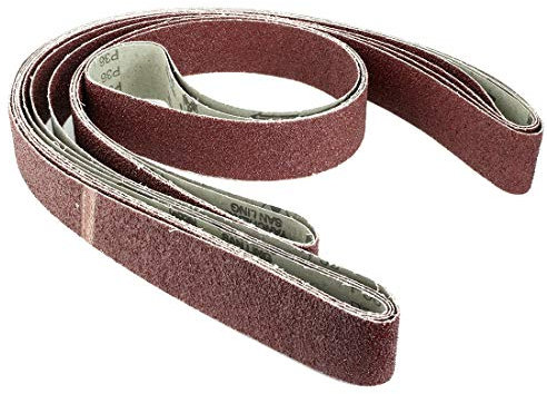 Cinta de lija de óxido de aluminio de 2 pulgadas x 72 pulgadas para lijadora de banda de 6 piezas