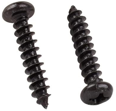 Viti M2 * 3/4/5/6/8/10 Black Micro Vite Elettronica a Vite Croce a Incasso a Testa Rotonda Testa toccando Vite (Color : 100pcs, Dimensione : 8mm)