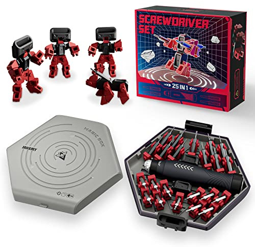 JAKEMY Schraubendreher Set Feinmechanik DIY Feinmechaniker Werkzeug Torx Magnetische Bit Präzisions schraubendreher Set für Reparatur Handy, Laptop, Macbook, PC, Uhr, Tablet, Brille, PS4, Kamera
