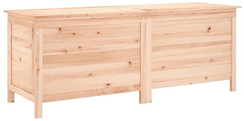 vidaXL Gartentruhe 150x50x56,5 cm Massivholz Tanne
