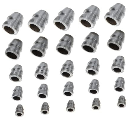Housoutil 50 Stück Runde Metallkeile Axtgriffkeil Metall Rund Runde Griffkeile Hammerstielkeile Runde Axtstiel Tauschen Vorschlaghammer Axtkeil Hammer Zubehör Schwer Eisen Einstellen