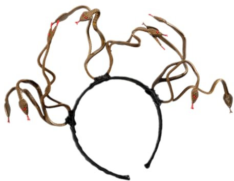 Amosfun Einzigartiger Halloween-kopfschmuck in Schlangenform Haarband Für Damen Kostüm Für Erwachsene Gothic Zufällige Auswahl