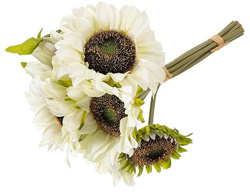 LIFKOME Künstlicher Sonnenblumen Brautstrauß Hochzeitsblumenstrauß Für Braut Und Brautjungfern Dekorative Sonnenblumen Für Hochzeiten Partys Und Anlässe