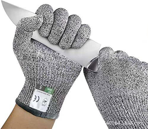 Guantes Anti-Corte, Guantes de pesca Transpirable Protección resistente a los cortes Seguridad Guantes anticortes Cuchillo for carne de pescado al aire libre Aparejos de corte Ayuda Transpirable, resi