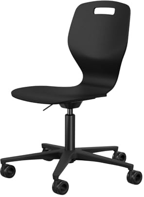 Moll S3 Büro Design Drehstuhl | stufenlos höhenverstellbar & ergonomisch | dynamisches Sitzen durch 3D-Wipptechnik | langlebige & hochwertige Formholzschale | Bürostuhl Made in Germany