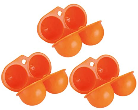 HOMSFOU 3pièces Boîte à Œufs Portable Contenant Des Œufs Plein Air Pour Pique- Et Rangement Couleur