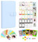Aisnyho Instant Film Accessories Kit for Instax Mini LiPlay 12 11 9 8+ 8 evo 99 SE 40 90 70 50S 26 25 7S Camera,Include Album/Film Stickers/Mini Frames/Colorful Clip (Pastel Blue)