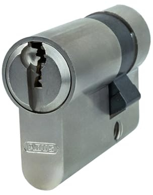 ABUS Vitess 1000 Halbzylinder 30/10 mm | Profilzylinder Schließzylinder Zylinder | mit Bohrschutz & technischem Kopierschutz | Patentschutz bis 2034 | Inklusive 5 Schlüssel | Sicherungskarte