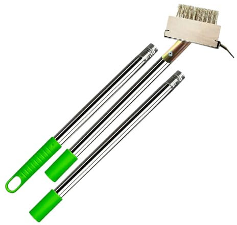 Herramienta de eliminación de hierba, herramienta de eliminación de musgo - Cepillo de matorral de hierba de mango largo | Herramientas de desmalezado de jardín, raspador de grietas manuales para cubi