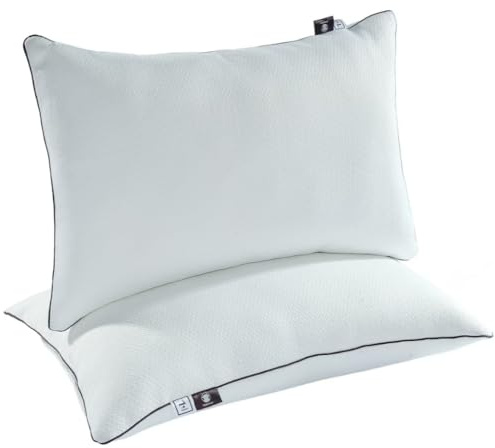 Makimoo Almohadas, 2 Unidades (30x50 cm), Almohada para Dormir, Almohadas Suave de Fácil Cuidado, Super Suave, Fundas Lavables y Almohadas de Microfibra