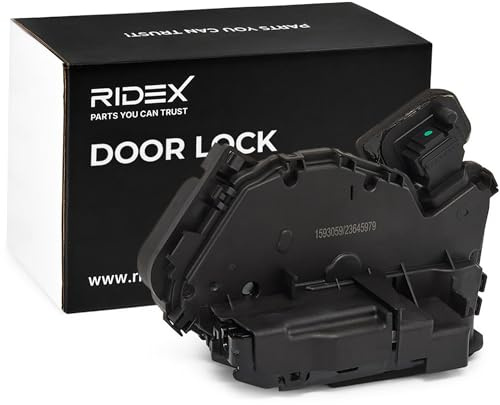 RIDEX 1361D0428 Türschloss Hinten Links mit Zentralverriegelung ohne Doppelverriegelung Kompatibel mit VW Golf VII Schrägheck 5G1, BQ1, BE1, BE2 5TA839015Q 5TA839015L 5TA839015E