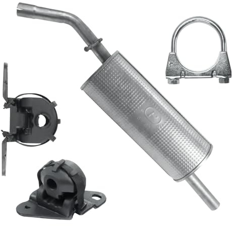 POLMOstrow Pot d’échappement pour Citroen C3 2 II 2009-2016 | Pot d’échappement arrière, Moteurs : 1.4 - 1.6 | Hayon