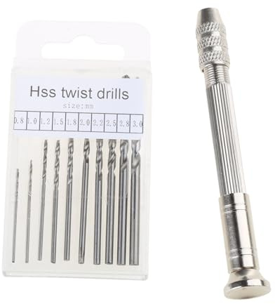 Professionelle Handbohrer-Bits mit Schraubstock, manuelles Handwerk für Drehmontage, Modell für Schmuckherstellung, kleiner Handbohrer für Schmuckherstellung, tragbar