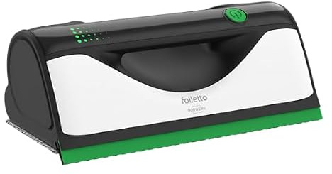 Vorwerk Folletto VG100+ Multisuperficie Originale – Lavavetri Elettrico Senza Fili per Vetri, Specchi, Piastrelle e Superfici Lucide – Spruzza, Pulisce e Aspira Senza Aloni