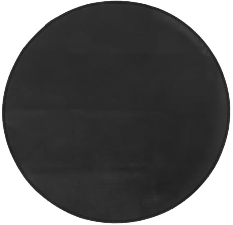 Lurrose Tapis Ignifuge pour Foyer extérieur, 96,5 cm / 38 Pouces, Double Face, à Placer sous Le Barbecue, Rond et réutilisable, résistant à la Chaleur, idéal pour la Cuisson sur terrasse.